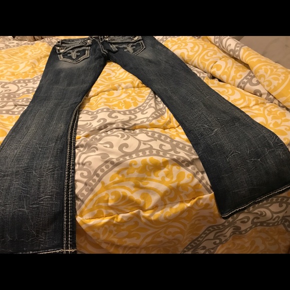 Rock Revival Johanna Boot cut jeans size 26/30 - Picture 3 of 5